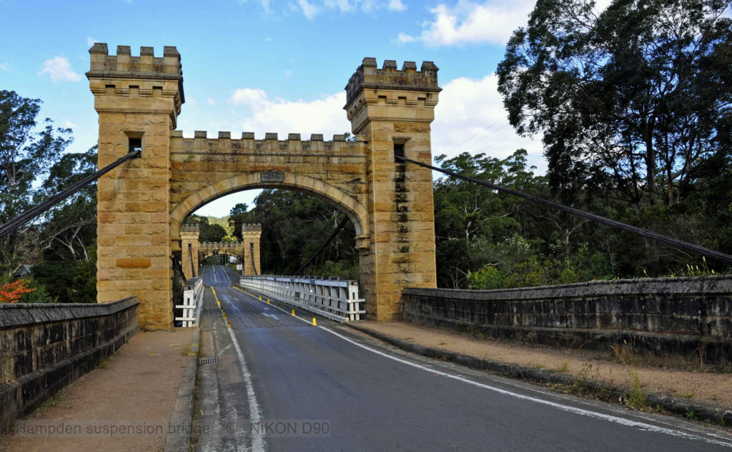Hampton Bridge in the Kangaroo Valley on our South Coast Private Tour